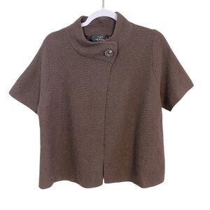 L Pure Cashmere - Purple Cowl Neck Sweater - XL China